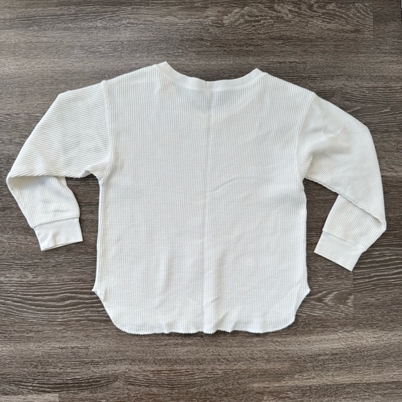 Uniqlo Cream Waffle Knit Sweater - Picture 4 of 4